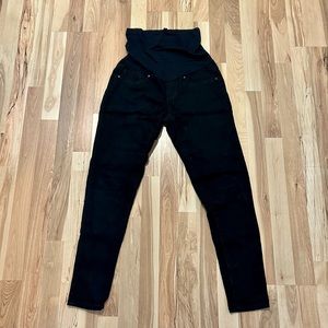 Black maternity jeans